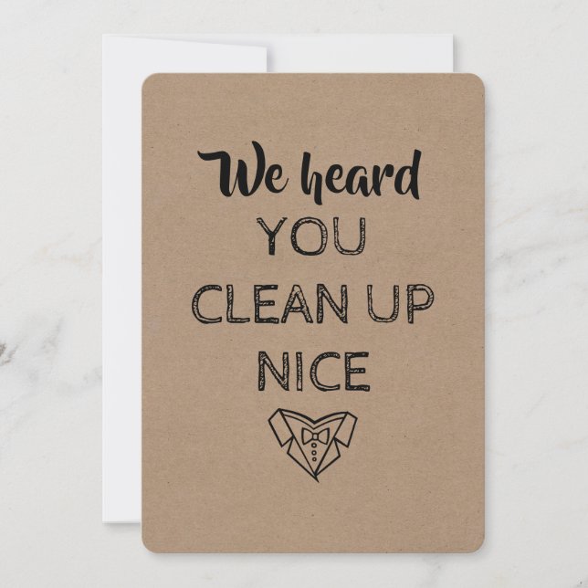 OFFICIANT | Original and Funny Proposal Invitation (Front)