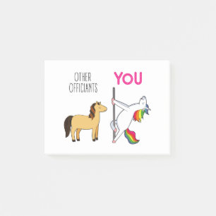 Officiant Unicorn Proposal Gift or Thank You Post-it Notes
