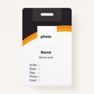 Offiice/Company ID Card ID Badge