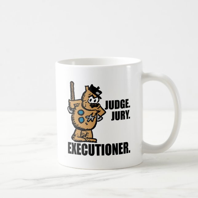 Offisa Pupp: "Judge, Jury, Executioner" Coffee Mug (Right)