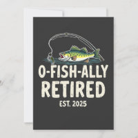 Offishally Retired Est. 2025 Retirement Fisher Dad
