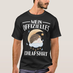 Offizielles Schlafshirt Nachthemd Schlafanzug Igel T-Shirt