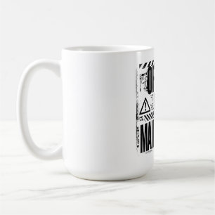 OFFLINE FOR MAINTENANCE   Brutalist Typography Hum Coffee Mug