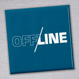 Offline Geek Humour Magnet