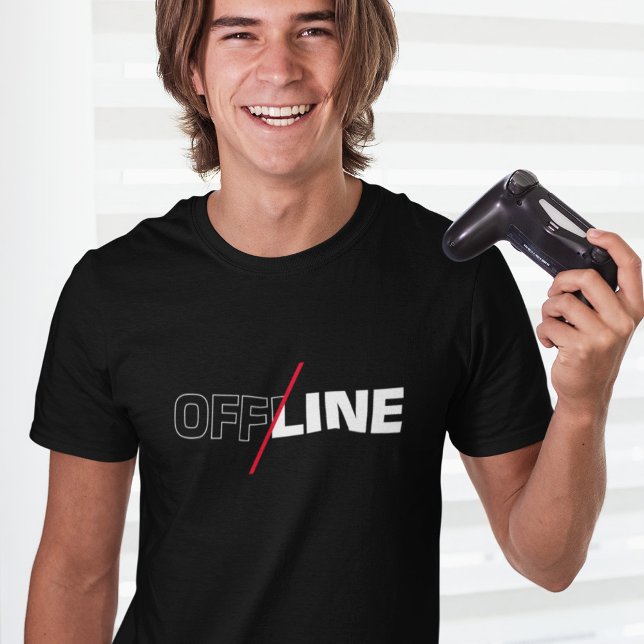 Offline | Geek Humour T-Shirt (Creator Uploaded)