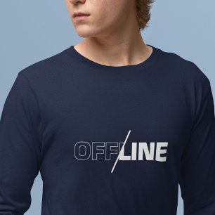Offline Geek Humour T-Shirt