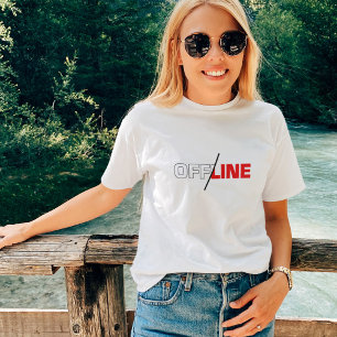 Offline   Geek Humour T-Shirt