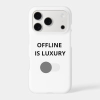 Offline Is Luxury Minimalist iPhone 17 Case – Mode