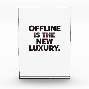 Offline Is The New Luxury: Digital Detox Quote Photo Block