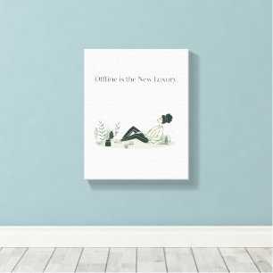 Offline Is the New Luxury print