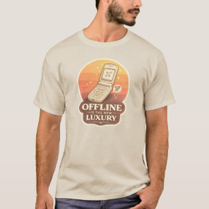 Offline Is The New Luxury – Retro Digital Detox T-Shirt
