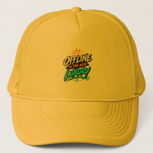 Offline Is The New Luxury Streetwear Trucker Hat