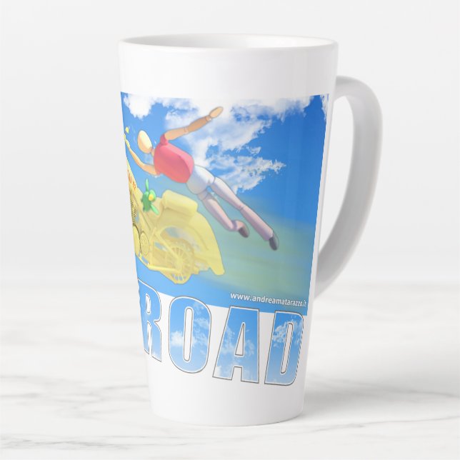 Offroad - 02  latte mug (Right Angle)