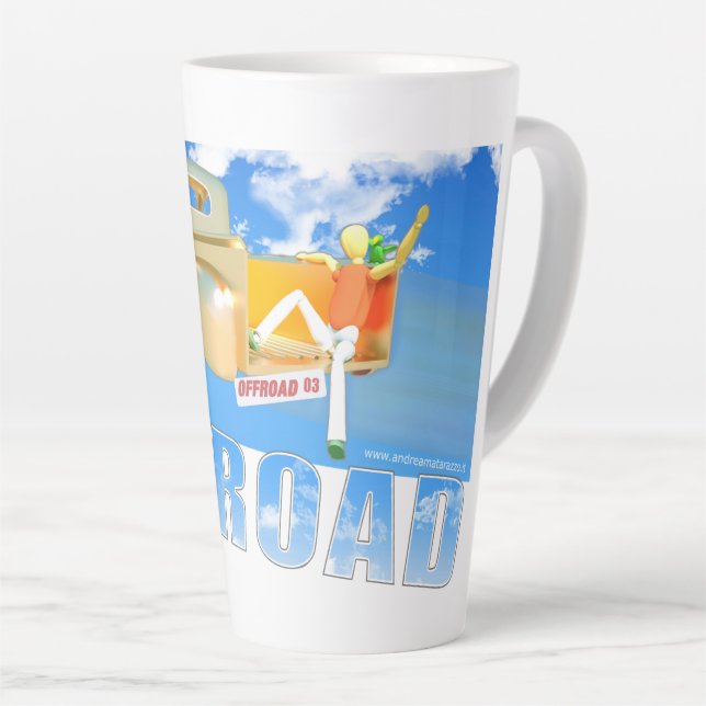 Offroad - 03  latte mug (Right Angle)