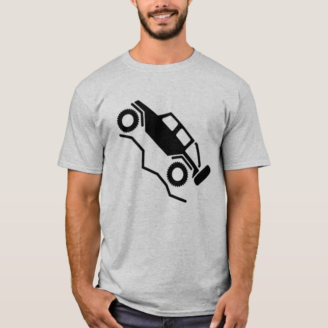 Offroad 4wd Rock Crawling Logo T-Shirt (Front)