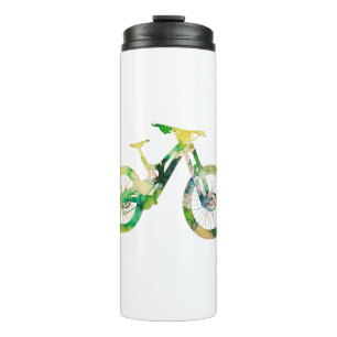  Offroad Downhill  Sport Xtreme Watercolor Art  Thermal Tumbler