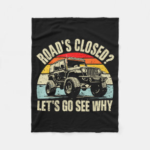 Offroad Racing Dad Sxs 4x4 Off-roading Suv Utv Car Fleece Blanket