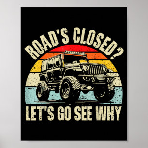 Offroad Racing Dad Sxs 4x4 Off-roading Suv Utv Car Poster