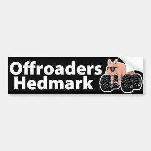 Offroaders Hedmark - Bumper sticker black