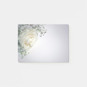 Offset Rose and Babys Breath Notes