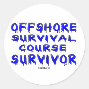 Offshore Course Survivor, Oil Field Sticker