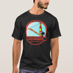 Offshore Crane Operator - Black T-Shirt