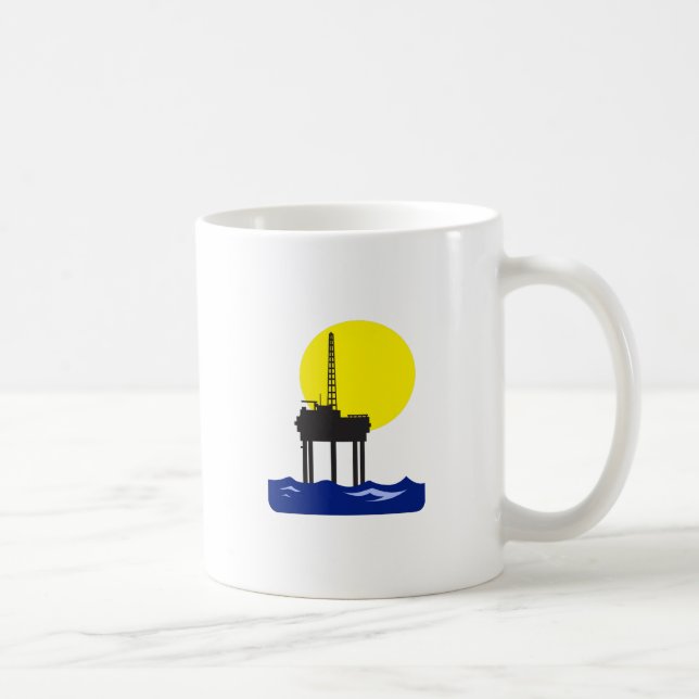 OFFSHORE OIL RIG COFFEE MUG (Right)