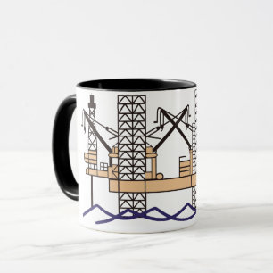Offshore Oil Rig Mug