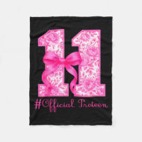 Oficial Preteen 11th Birthday Girl Pink Coquette B