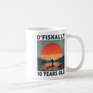 Ofishally 10 Years Old 2015 Fishing Fisherman 10th Coffee Mug