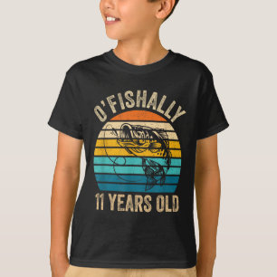 Ofishally 11 Year Old Shirt 11th Birthday Vintage