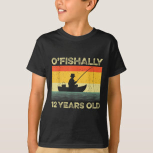 Ofishally 12 Year Old Shirt 12th Birthday Vintage
