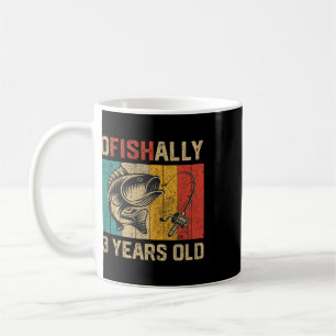 Ofishally 3 Years Old Funny Fishing Birthday Fishe Coffee Mug