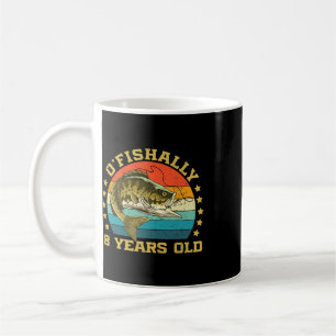 Ofishally 8 Years Old Funny Fishing Birthday Fishe Coffee Mug