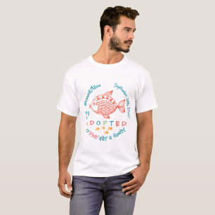OFish'ally A Family Fish Themed Adoption Gifts T-Shirt