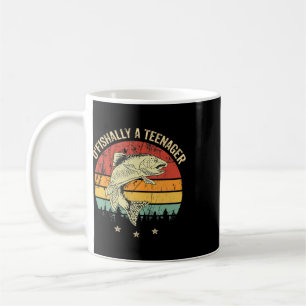 O'fishally A Teenager 13th Birthday Fishing Fisher Coffee Mug