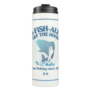 Ofishally Off The Hook Men's Retirement Party Thermal Tumbler