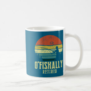 Ofishally Retired Funny Fishing Retirement  Coffee Mug