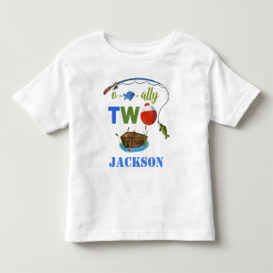 Ofishally TWO baby T-shirt O-fish-ally TWO boy