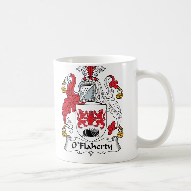 O'Flaherty Family Crest Coffee Mug (Right)