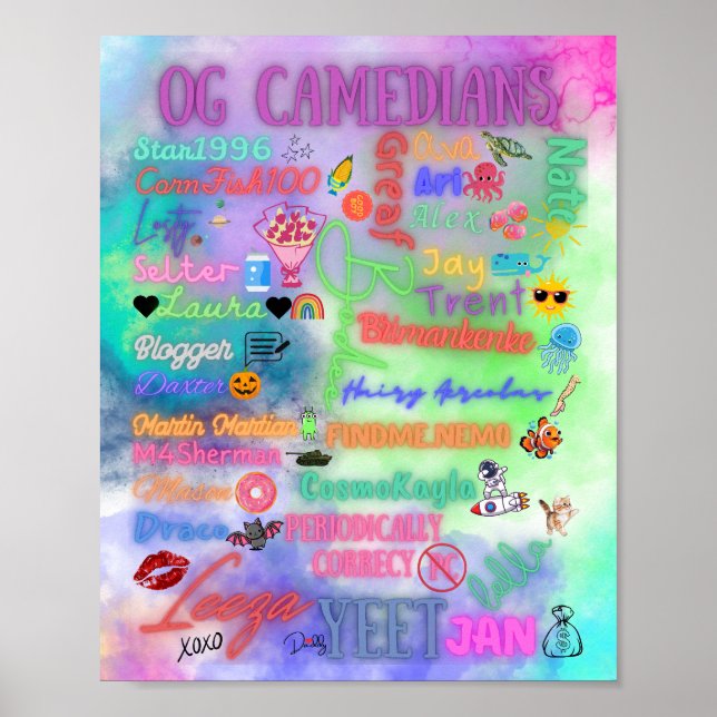 OG Camedian Poster (Front)