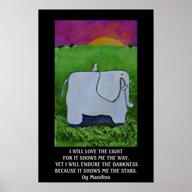 Og Mandino Quote  - POSTER (Front)