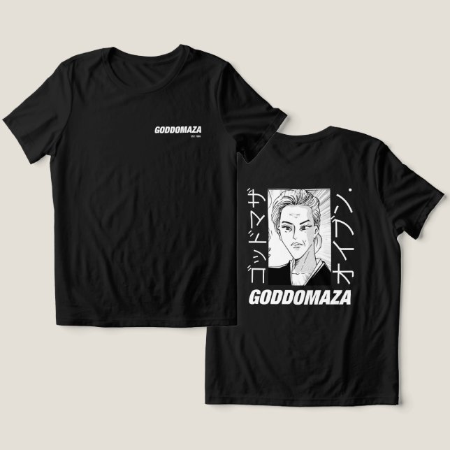 OG MOMOKO HEAD BACK (BLACK) Tri-Blend SHIRT (Design Front & Back)