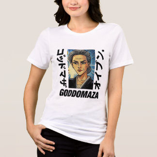 OG MOMOKO HEAD COLOR FRONT VIEW BOLD TEXT Tri-Blend SHIRT