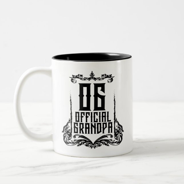 OG Official Grandpa Two-Tone Coffee Mug (Left)