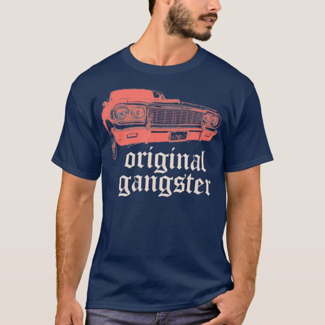 OG  Original Gangster 64 Impala Gangsta Rap T-Shirt (Front)