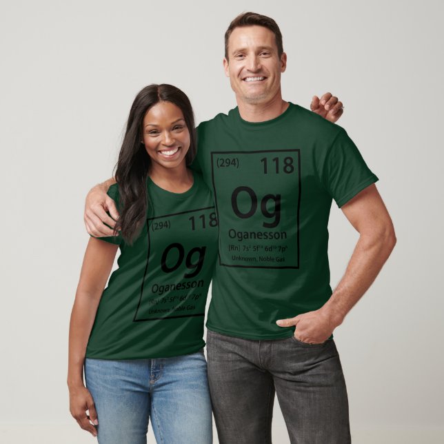 Oganesson Element (black) T-Shirt (Unisex)
