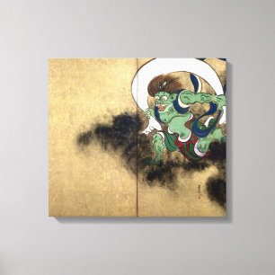 Ogata Kōrin Wind God Canvas Print