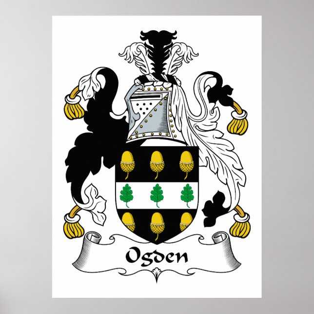 Ogden Family Crest Poster (Front)