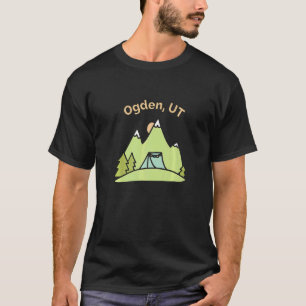 Ogden Ut Mountains Hiking Climbing Camping & Outdo T-Shirt
